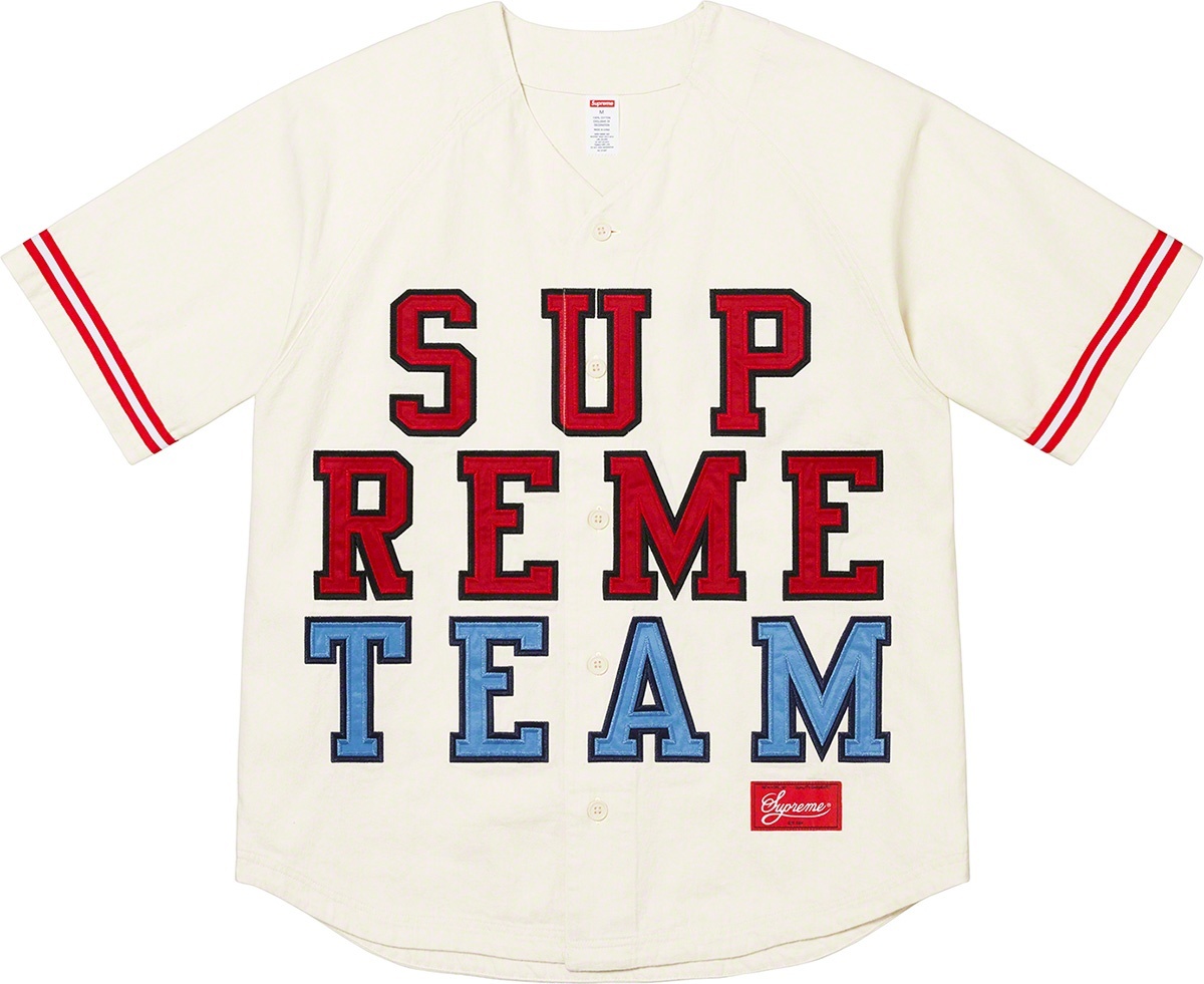 Denim Baseball Jersey view 5